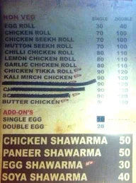 Shawarma Wala menu 1