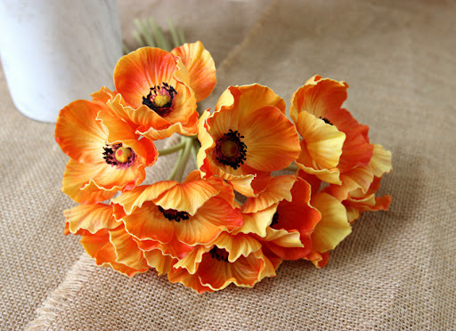 Title 2, Artificial Flower PU10 Mini Wedding Bouquet. A ...