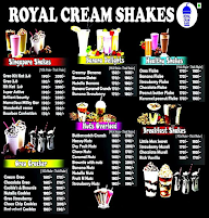 Royal Cream Shakes menu 2