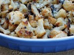Cheesy Roasted Cauliflower was pinched from <a href="http://realhousemoms.com/cheesy-roasted-cauliflower/" target="_blank">realhousemoms.com.</a>