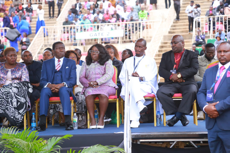 New Life Prayer Centre and Church leader Apostle Ezekiel Odero during the Benny Hinn- mega crusade at Nyayo Stadium on February 24, 2024.