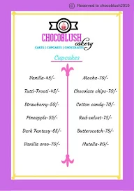 Chocoblush menu 6