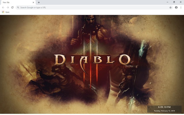 DIABLO 3 New Tab & Wallpapers Collection