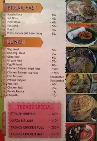 Trendz  Corner menu 2