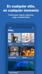 Entrenamientos y Planes de Fitify