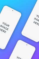 Diagonal Phone Mockup - Pinterest Promoted Pin item