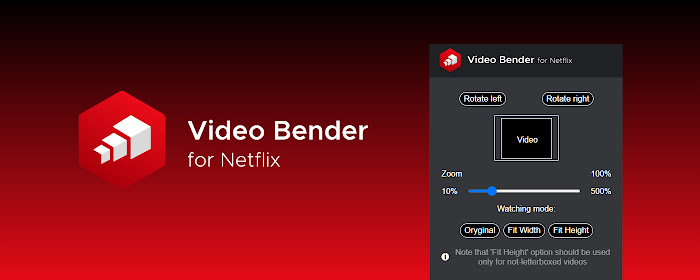 Netflix Video Bender: rotate and zoom video marquee promo image