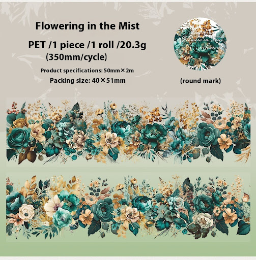 Title 15, Colorful Four Seasons Vintage Plants Flower Boo...
