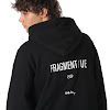 uniform experiment x keith haring x fragment design sweat hoodie black white print