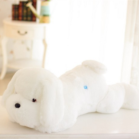 Title 1, Inductive Light Dog Doll Plush Toy Pillow for C...