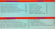 Tibetan Momos & Soups menu 1