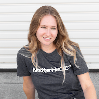 MatterHackers Printed Heather T-Shirts Navy Heather Medium