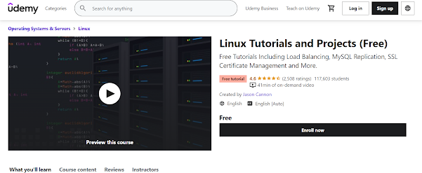 best free course to learn Linux