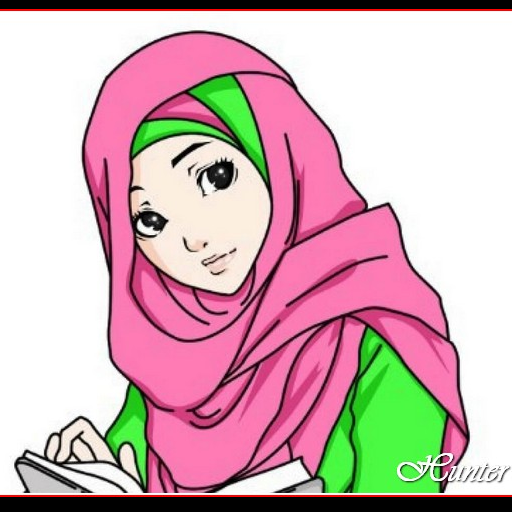 Muslimah Kartun Png Doni Gambar