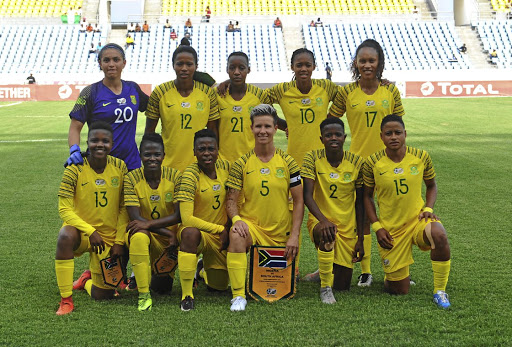 Banyana Banyana go into camp in Johannesburg on Wednesday before leaving for the World Cup in France /Sydney Mahlangu/BackpagePix