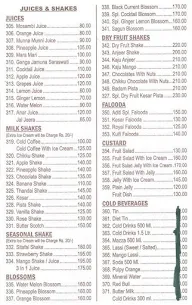 Aditi Fast Food menu 3