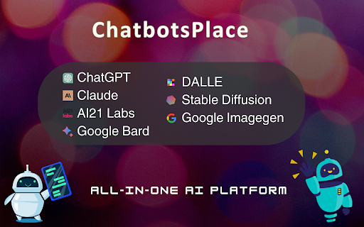 ChatbotsPlace - ChatGPT on the sidebar