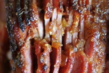 Riesling-Peach Glazed Ham