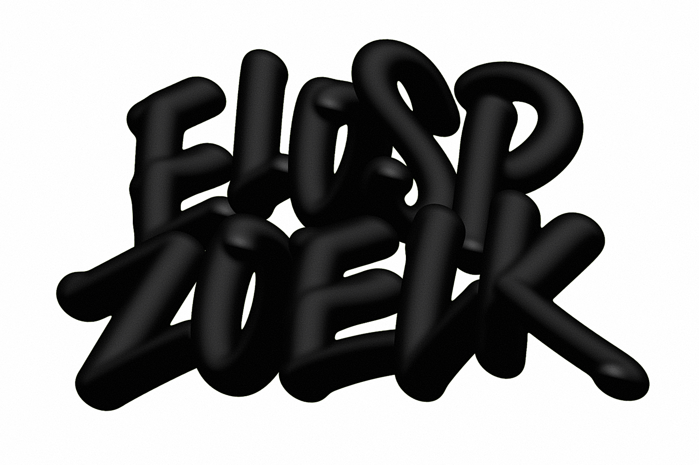 3D art color Digital Art  Graffiti lettering logo poster typography  