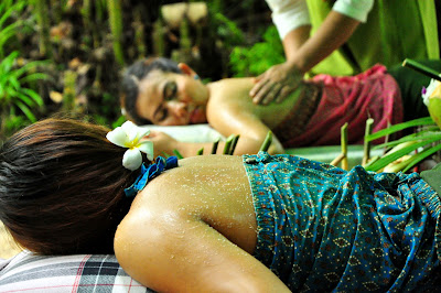 Get a body scrub treatment using fresh ingredients