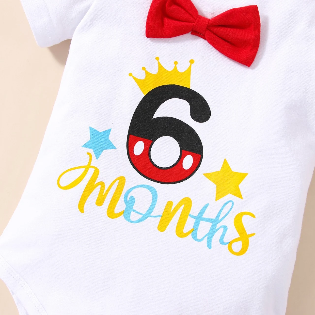 Title 5, Conjunto de roupa para bebê com estampa de letr...