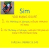 Sim Vào Mạng Học Sinh Sinh Viên, Sim Cho Công Nhân