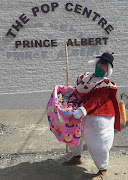 Prince Albert's resident clown Marc Colli donated Easter eggs.