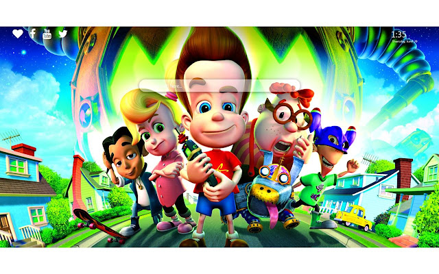 Jimmy Neutron HD Wallpaper New Tab Theme