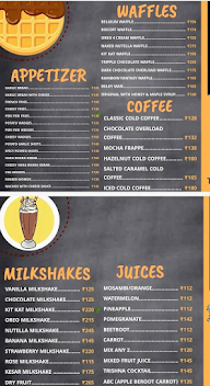 Jhatka Waffles menu 1