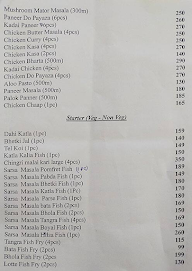 Bangali Pandit menu 2