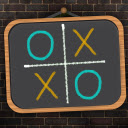 Tic Tac Toe Blackboard Game New Tab