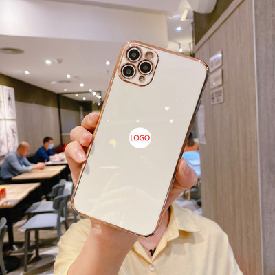 Title 2, Electroplated Soft Phone Case for iPhone 12 11 ...