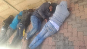 The five suspects arrested in Soweto.