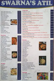 Swarna's Atil menu 3