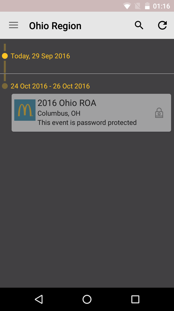 McDonalds Ohio Region Screen 1