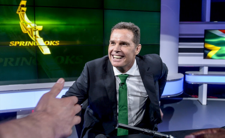 Newly Springbok coach Rassie Erasmus during a press conference to announce his appointment at SuperSport Studios on March 01, 2018 in Johannesburg, South Africa.