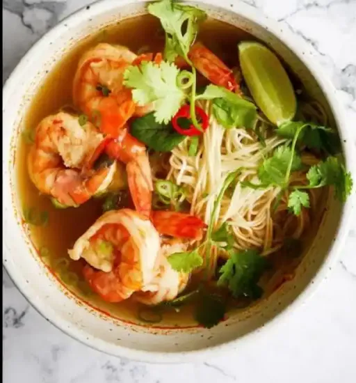 Prawns Noodles Soup