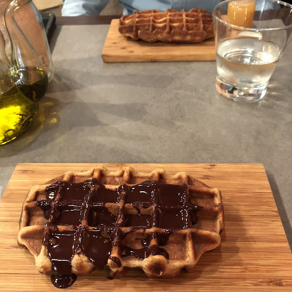 Gluten-Free Waffles at The Sister Brussels Café