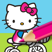 Hello Kitty Coloring Book - Cute Drawing Game  Icon