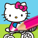 Herunterladen Hello Kitty Coloring Book - Cute Drawing  Installieren Sie Neueste APK Downloader