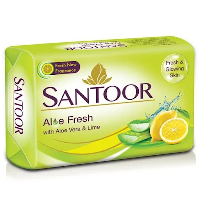 Santoor Aloe Fresh - 400 gm