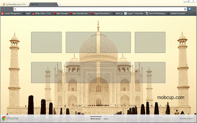 Taj Mahal(Wonders of The World) India chrome extension