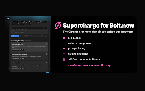 Supercharge for Bolt.new Preview 2