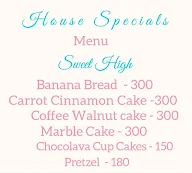 House Specials menu 1