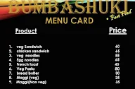 Bumbashuki Food menu 1