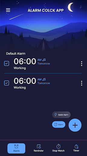 Screenshot Alarm Clock & Clock Widgets