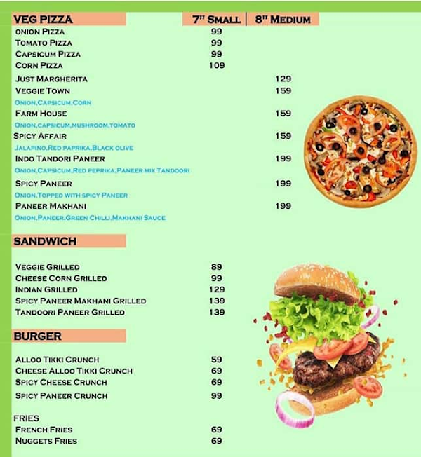 Cafe GGN 21 menu 