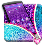 Cover Image of Download Glitter Zipper Theme 1.1.5 APK