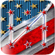 USA Flag Pattern Lock Screen Download on Windows