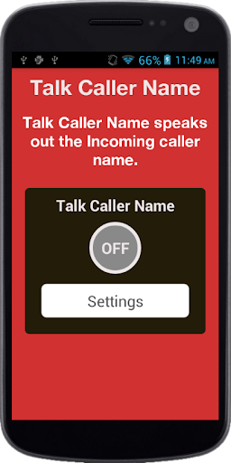 Automatic Caller Name Talker